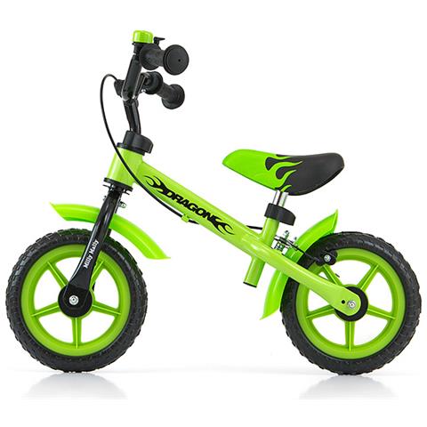 Dragon Z Hamulcem Bambino unisex Città Acciaio Nero, Verde bicicletta - Foto 2
