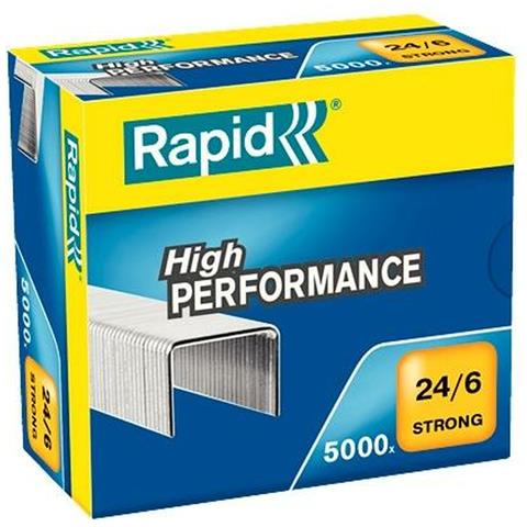 Spille Rapid 24/6 6 Mm Zincato (5 Unità) - Foto 2