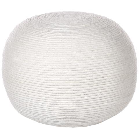 Pouf Takhabi Lana Bianco - Foto 2