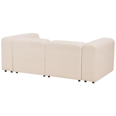 Divano Modulare 2 Posti Falsterbo Bouclé Beige Chiaro - Foto 2