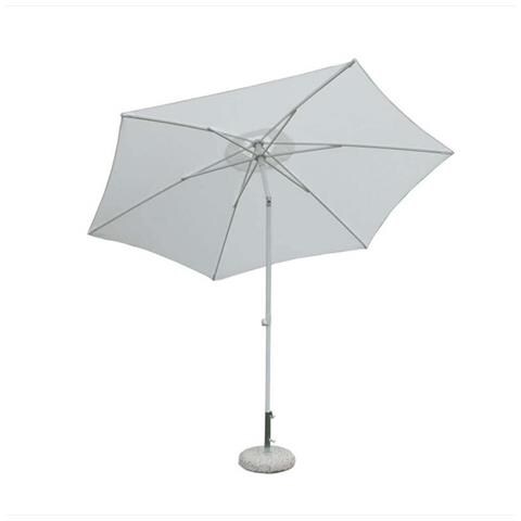 Ombrellone Da Giardino Con Palo Pieghevole Ergo - White - Foto 1