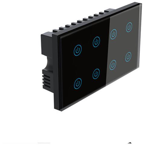 Interruttore Touch Wi-fi Intelligente - 8 Gang - Ds-1431wn - Nero - Foto 2