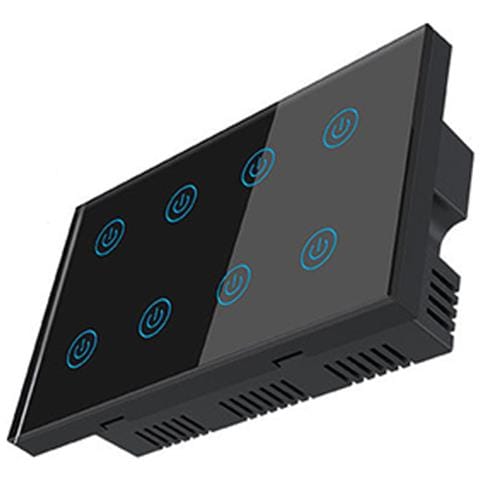 Interruttore Touch Wi-fi Intelligente - 8 Gang - Ds-1431wn - Nero - Foto 3
