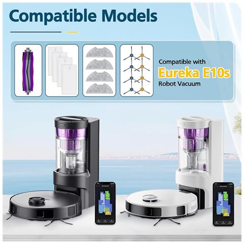 Kit Di Accessori Di Ricambio Per Aspirapolvere Robot E10s - Foto 2