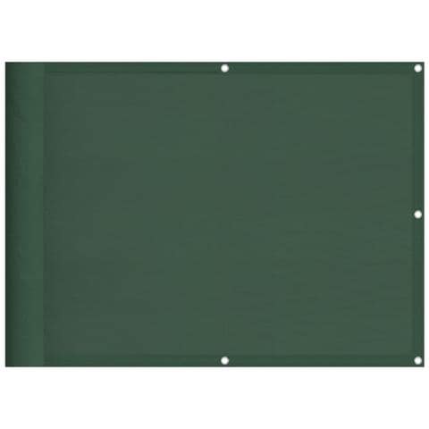 Paravento Balcone Verde Scuro 75x700 Cm 100% Poliestere Oxford - Foto 2
