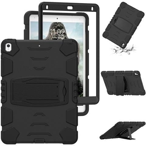 Custodia Elegante Per Samsung Galaxy Tab A7 10.4"" T500/t505 Con Supporto, Nera - Foto 2