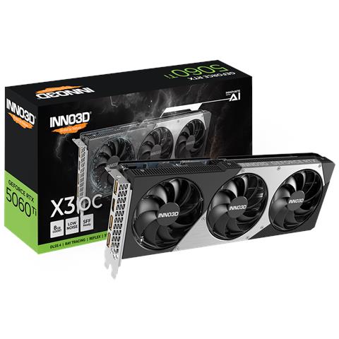 GeForce RTX 5060 Ti 8 GB GDDR7 PCI Express 5.0 1 x HDMI, 3 x Display Ports X3 OC - Foto 3