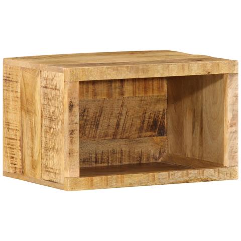 Armadio a Parete 40x30x25 cm Legno Massello di Mango Grezzo - Foto 2