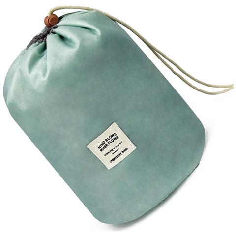 Borsa Da Trucco Con Coulisse, Borsa Da Viaggio Per Cosmetici In Nylon - Foto 2