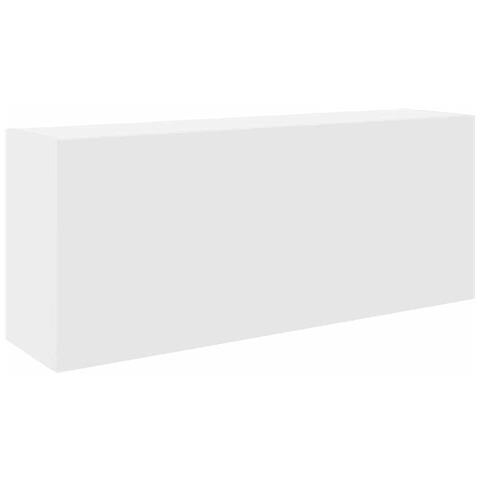Mobile da Bagno a Parete Bianco 100x25x40 cm in Truciolato - Foto 1