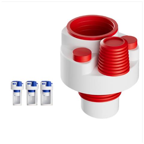 Sifone Antiodore Integrato Per Cucina: Sigillo Per Tubi Anti-odore Con Installazione Semplice Red - Foto 1