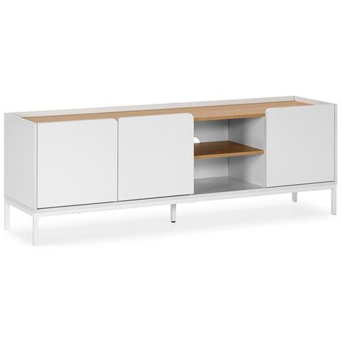 Mobile Tv Curva 3 Ante Colore Bianco - Foto 1