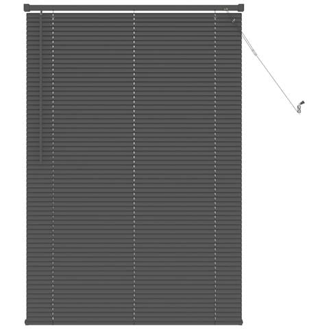 Tenda Veneziana Regolabile Grigio Argento 150 x 100 cm PVC - Foto 1