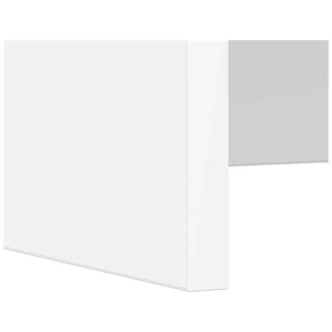 Scrivania a parete Bianco 100 x 45 x 30 cm Legno multistrato - Foto 9
