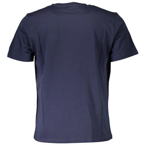 MAGLIETTA MASCHILE A MANICHE CORTE BLU - Colore: Blu, Taglia: L - Foto 2