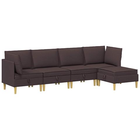 Set di divani modulari con spazio di archiviazione 5 pcs - Foto 1