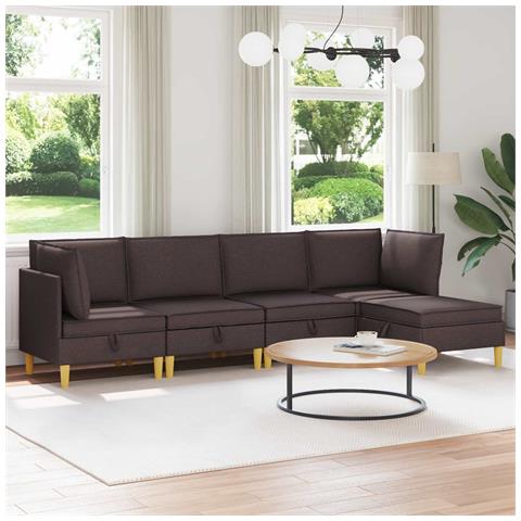 Set di divani modulari con spazio di archiviazione 5 pcs - Foto 2