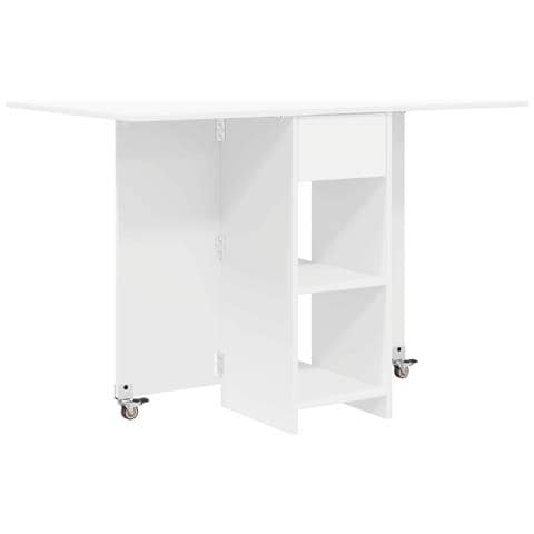 Tavolo da Pranzo 115 x 70 x 75 cm Legno ingegnerizzato Bianco - Foto 1
