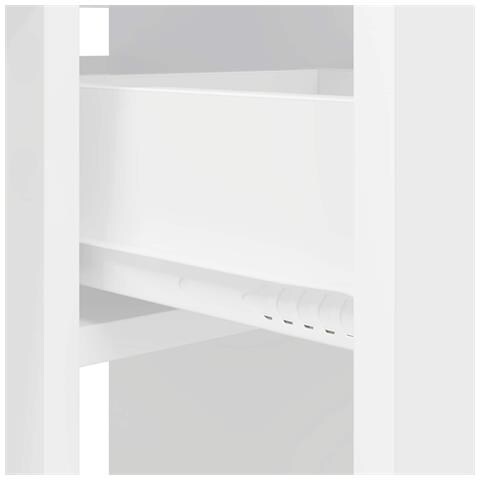 Tavolo da Pranzo 115 x 70 x 75 cm Legno ingegnerizzato Bianco - Foto 9