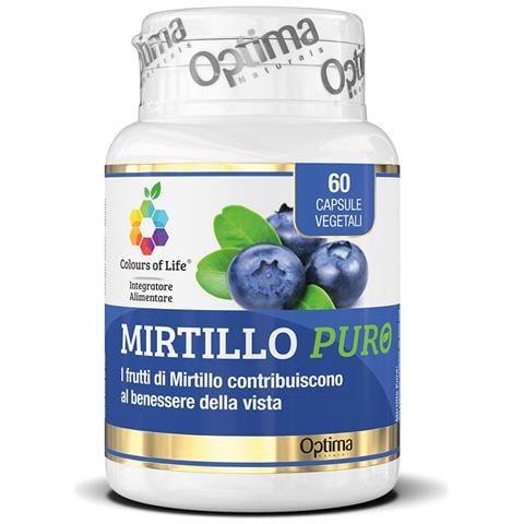 Colours of Life Mirtillo Puro 60 Capsule Vegetali 500 mg - Foto 1