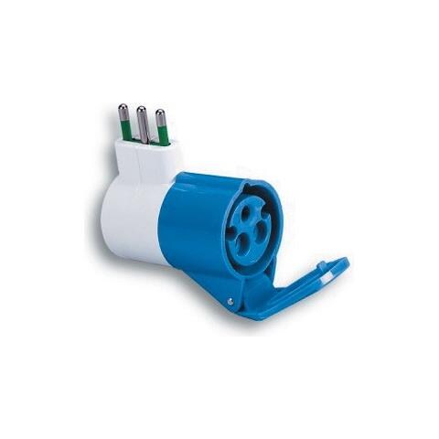 Adattatore di sistema a pattina per spina e presa 220 Volt 2P piu' T16A - Foto 10