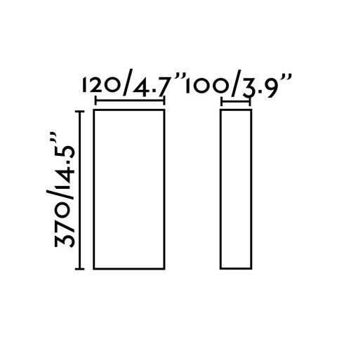 Cotton, Lampada Da Parete Quadrata 2l, - Beige - Foto 2