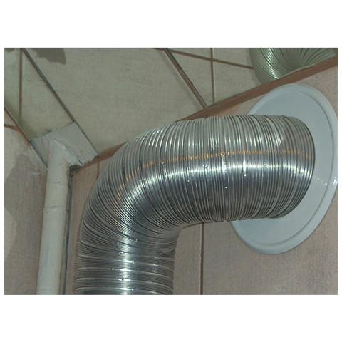 Metallo Ventilazione Condotto E Il Tubo Termina Fino Approfondita Preoperatoria Elemento Di Mascheramento 80mm Di Diametro - Foto 2