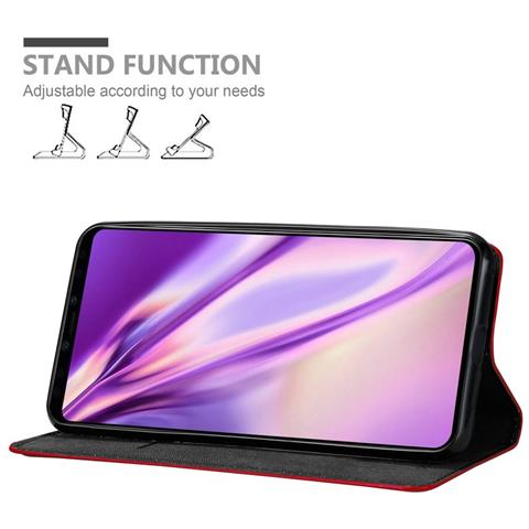 Custodia Compatibile Con Google Pixel 4 Xl In Rosso Mela - Coperchio Protettiva Con Chiusura Magnetica, Funzione Stand E Tasca Per Le Carte - Foto 2