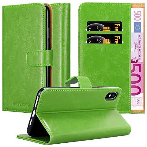 Cadorabo - Custodia Libro Per Apple Iphone Xs Max In Verde Erbe - Con Vani  Di Carte, Funzione Stand E Chiusura Magnetica - Portafoglio Cover Case  Wallet Book Etui Protezione - ePRICE