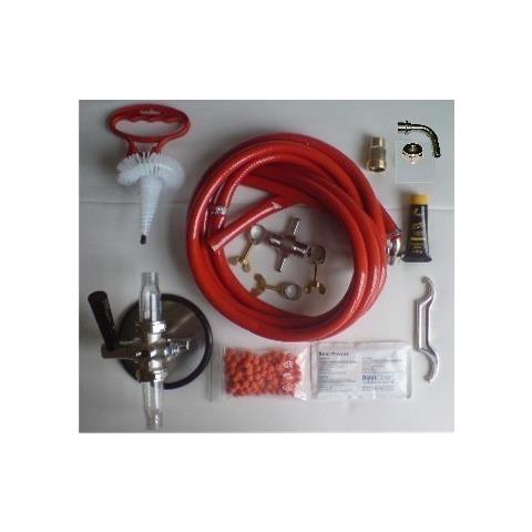 Set Di Pulizia Per Spillatore Birra E Fusto - Grande - 1 Linea - 7mm Con Adattatore Da 28 Mm - Foto 1