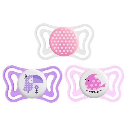 Succhietto Silicone 2 Pezzi 02 06 Mesi Bimba Rosa 71031.110 Assortito - Foto 1