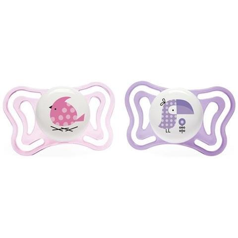 Succhietto Silicone 2 Pezzi 02 06 Mesi Bimba Rosa 71031.110 Assortito - Foto 3