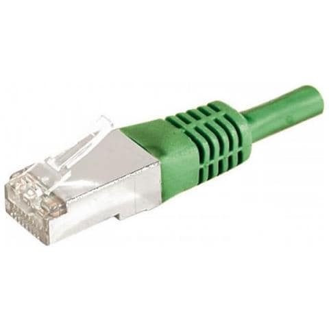 859545 Cavo Di Rete 0,15 M Cat6a F / utp [ ftp] Verde (patch Cord Rj45 Cat. 6a F / utp Green - 0.15 M Full Copper)  - Foto 1