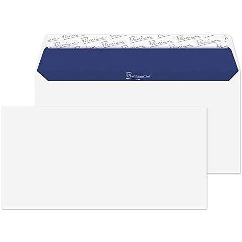 Premio Puro Dl 110 X 220 Mm 120 G Recycled Peel Seal Wallet Buste (rp81255) Super White Wove - Confezione Da 50 - Foto 1