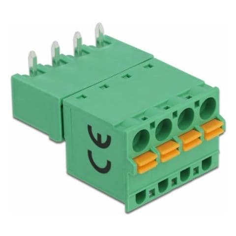 Terminalblock Set Fr Platine 4 Pin 5,08 Mm Rasterma Horizontal (66506)  - Foto 1