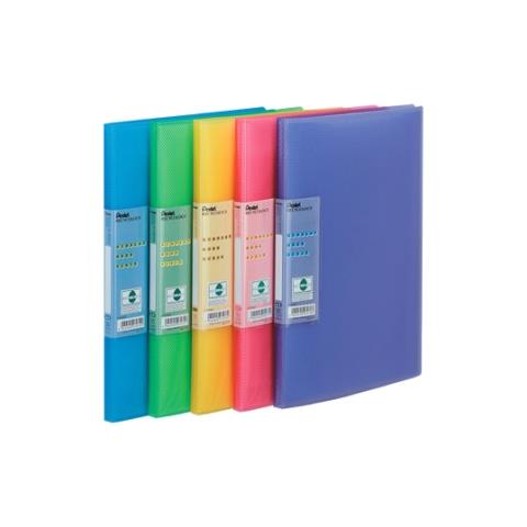 Raccoglitore di presentazione Pentel DCF343D - A4 - 210 mm Larghezza x 297 mm Lunghezza Dimensione Foglio - 30 Pockets - Polipropilene - Verde - 10 / Scatola - Foto 1