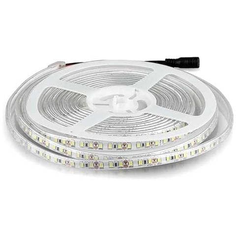 V-tac Vt-3528 Striscia Led 12v Smd3528 5m 8w / m 120led / m 100lm / w Monocolore Bianco Naturale 4000k Waterproof Ip65 - Sku 212044 - Foto 1
