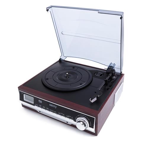 CR 1168 piatto audio Nero, Legno - Foto 1