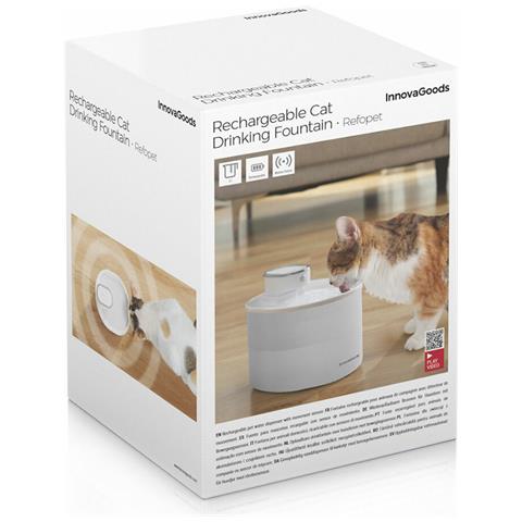 Fontanella Per Gatti Ricaricabile Con Sensore Refopet Innovagoods - Foto 2