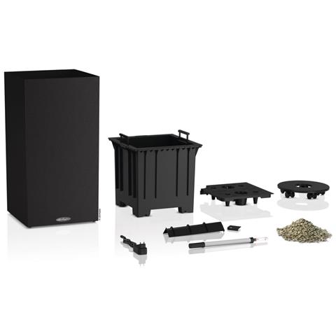 Fioriera CANTO Stone 40 LED High ALL-IN-ONE 40x40 Nero Grafite - Foto 2