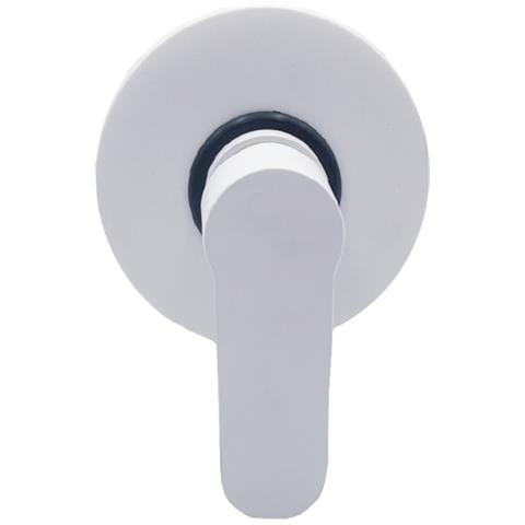 Miscelatore Doccia Da Parete Oceania Ad Incasso Ottone Colore Bianco Opaco Bagno - Foto 1