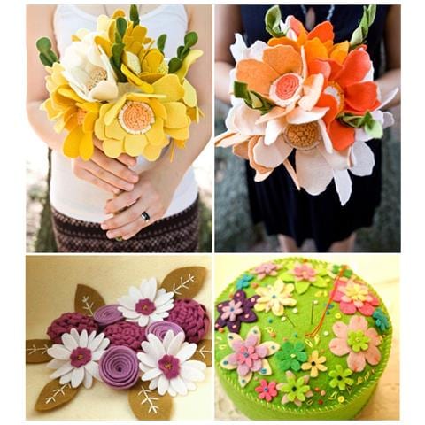 Pannello In Feltro Multicolore Fai-da-te Da 40 Pezzi Per Cucito E Patchwork Multicolor 30 X 20 X 0.1 Cm - Foto 2