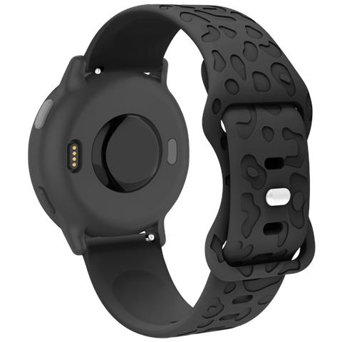 Cinturino In Silicone Da 18 Mm Per Garmin Forerunner 265s, Fossil Gen6, Huawei Honor Black - Foto 1