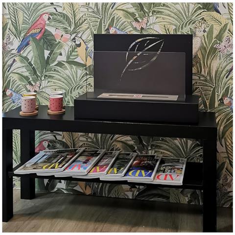 Camino A Bioetanolo 2,5 Kw Riscaldamento A Liquido Con Kit Di Fissaggio A Parete Procida - Foto 2