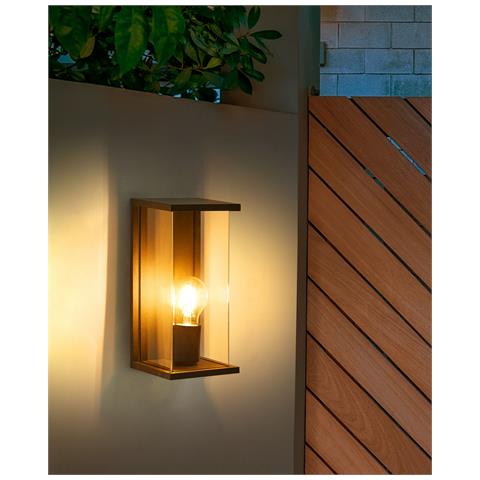 Applique A Per Esterni Wakal Nero - Foto 1