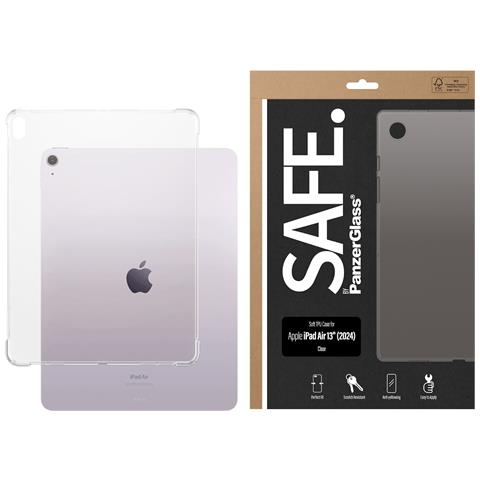 SAFE by Case Apple iPad Air 13\" 2024 clear custodia per cellulare Cover Trasparente - Foto 2