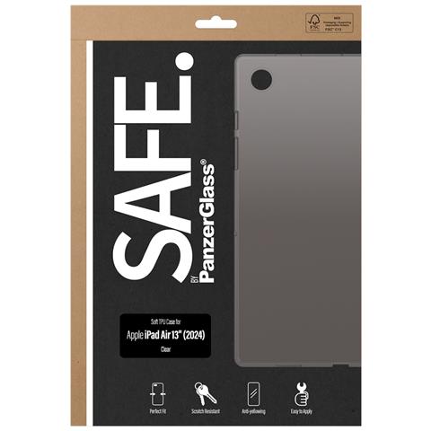 SAFE by Case Apple iPad Air 13\" 2024 clear custodia per cellulare Cover Trasparente - Foto 4