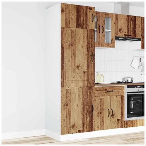 Armadio Da Cucina Kalmar Legno Vecchio In Legno Multistrato - Foto 1