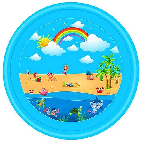 Splash Pad. Giocattolo Gonfiabile Con Sprinkler D'acqua Per Giocare. 170 Cm. - Foto 2