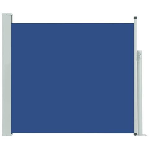 Lusso Casadino -  Tenda Laterale Retrattile Per Patio 100x300 Cm Blu - Foto 1